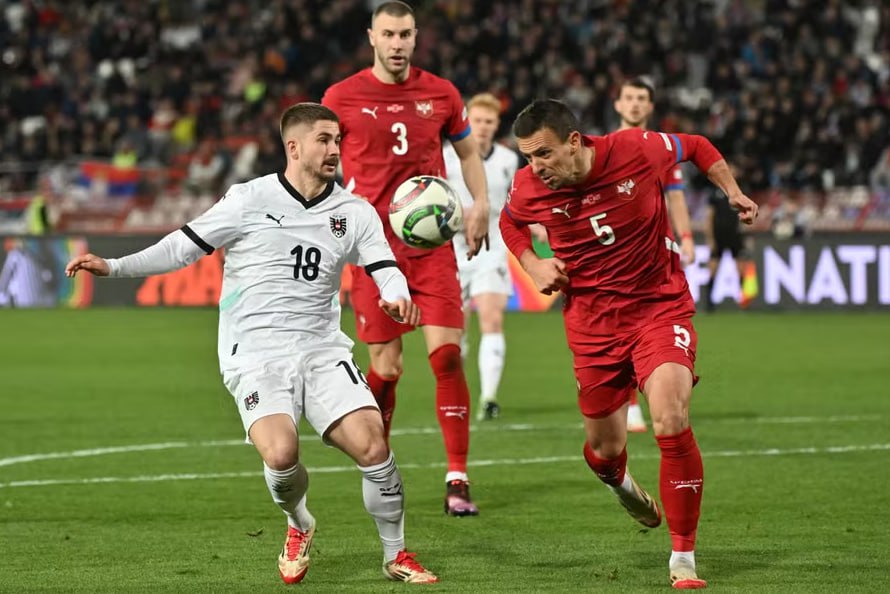 Serbia vs Áo (00:00 – 24/03) | Xem lại trận đấu